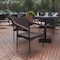 Flash Furniture Espresso PE Rattan Wicker Patio Dining Chair, 2PK 2-TT-TT002-ESP-GG - alternate 3